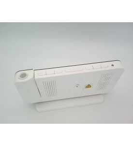 BUDZIK CYFROWY EN8853B RGB Z PROJEKTOREM LUSTRZANY LED USB-C BIAŁY
