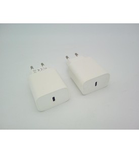 ZESTAW 2x ŁADOWARKA SIECIOWA USB-C 20W PD DO iPHONE + 2x KABEL 2M CA-15T-F