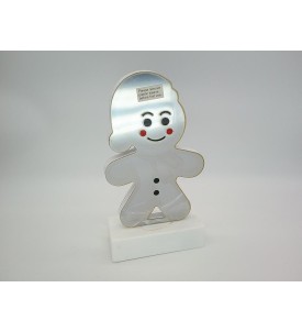 Bałwan 3D Infinity LED Dekoracja Świąteczna 79 LED USB Timer 23,3 cm