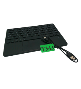 Bezprzewodowa Klawiatura Bluetooth z Touchpadem USB-C PC MacBook iPad Czarna