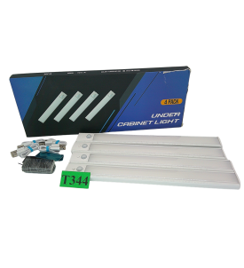 Bezprzewodowe Lampki LED Podszafkowe 4 szt. | 30 cm | Ciepła Biel | USB | Oświetlenie do Kuchni, Szafy i Garderoby