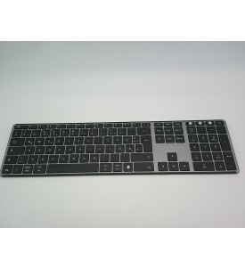 Klawiatura Bluetooth SEENDA SKM64-3 QWERTZ Niemiecka Czarna Szara
