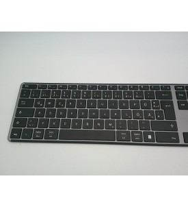 Klawiatura Bluetooth SEENDA SKM64-3 QWERTZ Niemiecka Czarna Szara