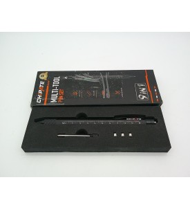Długopis Wielofunkcyjny 9w1 Multitool Pen Latarka Poziomica Śrubokręt