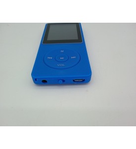 Przenośny Odtwarzacz MP3 MP4 Niebieski 16GB MicroSD Muzyka Wideo Słuchawki