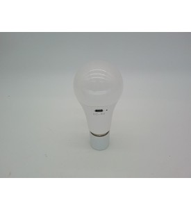 Żarówka LED A19 E27 RGB Akumulatorowa 3 Barwy Pilot Dotyk USB-C
