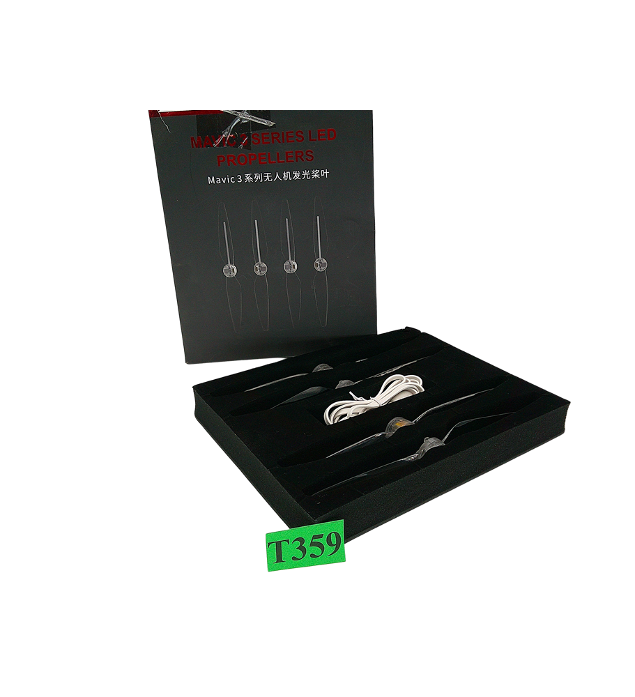 Śmigła LED do DJI Air 3 Podświetlane Nocny Lot 3 Tryby Niski Hałas