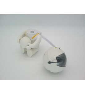 Projektor Gwiazd Astronauta LED 360° Galaktyka Księżyc Pilot Timer Lampka Nocna