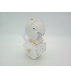 Projektor Gwiazd Astronauta LED 360° Galaktyka Księżyc Pilot Timer Lampka Nocna