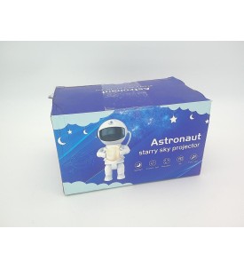Projektor Gwiazd Astronauta LED 360° Galaktyka Księżyc Pilot Timer Lampka Nocna