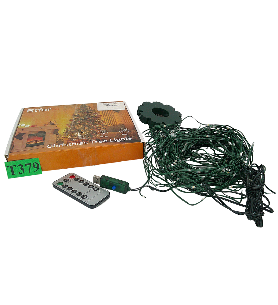 Btfarm Lampki Choinkowe 400 LED na Choinkę do 2m 7FT Oświetlenie z Pilotem