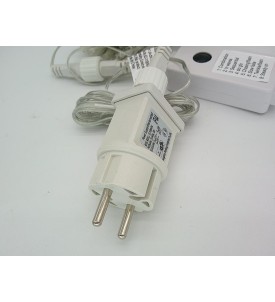 Joiedomi Lampki Choinkowe 100 LED 10m Ciepła Biel 8 Trybów IP44 Łączone 29V