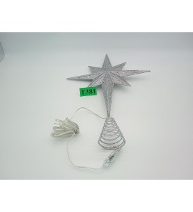 Czubek na Choinkę LED Podświetlany Ciepłe Światło USB 5V Ozdoba Świąteczna