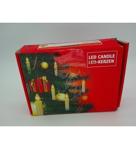 Świece Choinkowe LED Bezprzewodowe z Pilotem Klips Timer Migotanie Regulacja Jasności