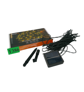 Btfarm Lampki Solarne Ogrodowe 60 LED Ciepłe Światło 8 Trybów Timer IP65
