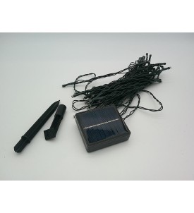 Btfarm Lampki Solarne Ogrodowe 60 LED Ciepłe Światło 8 Trybów Timer IP65