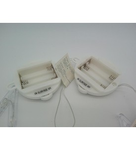 Dekoracje Okienne LED 4 szt. Gwiazdki Dzwonki Timer 6H Lampki na Baterie AAA