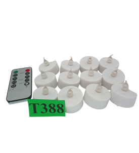 Świece LED Tealight Bezpłomieniowe 12 szt. z Pilotem Timer 6H Migotanie Ściemnianie