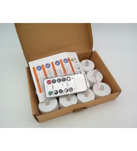 Świece LED Tealight Bezpłomieniowe 12 szt. z Pilotem Timer 6H Migotanie Ściemnianie