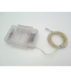 Lampki LED na Druciku 3 szt. Fairy Lights na Baterie AA + 3 Piloty Dekoracyjne