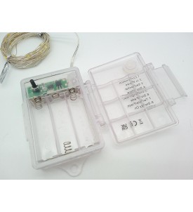 Lampki LED na Druciku 3 szt. Fairy Lights na Baterie AA + 3 Piloty Dekoracyjne