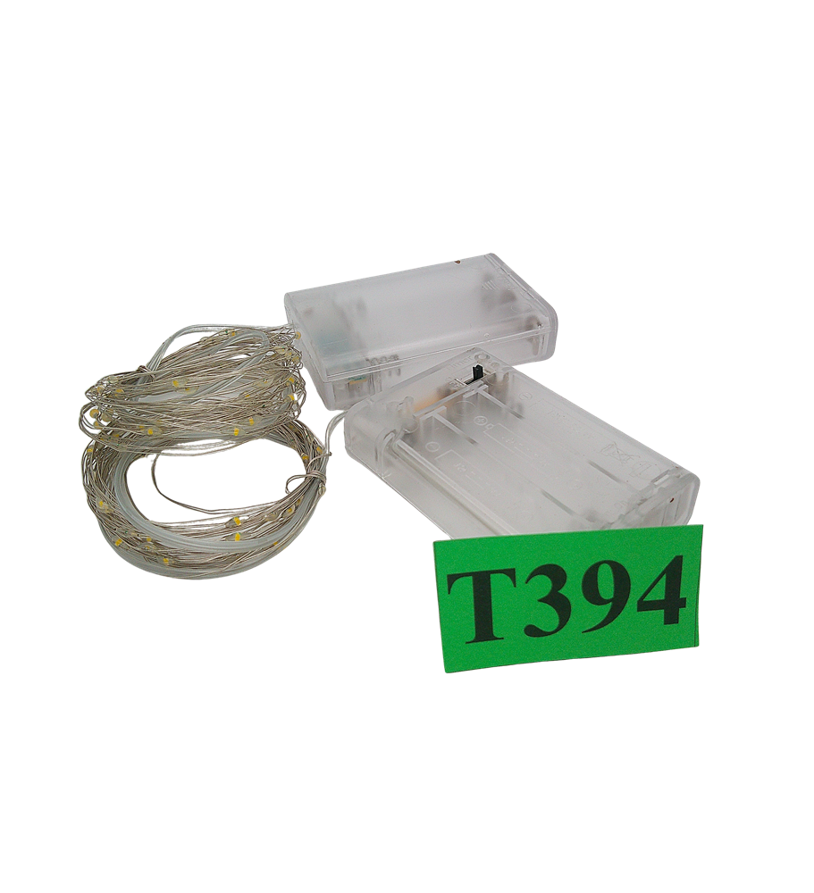 Litogo Lampki LED na Druciku 2 szt. Fairy Lights Timer 6H/18H na Baterie AA