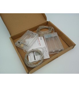 Litogo Lampki LED na Druciku 2 szt. Fairy Lights Timer 6H/18H na Baterie AA