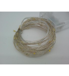 Litogo Lampki LED na Druciku 2 szt. Fairy Lights Timer 6H/18H na Baterie AA