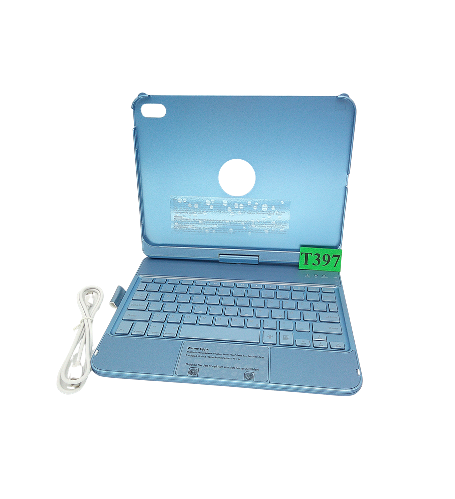 Etui z Klawiaturą do Apple iPad 10,9" / 11" QWERTZ Touchpad RGB Obrót 360° Bluetooth