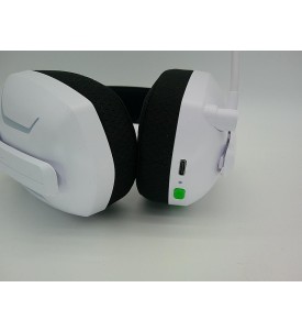 WESEARY WG1 Słuchawki Gamingowe Bezprzewodowe | 2.4G + Bluetooth | Mikrofon | Dźwięk Przestrzenny | Kolor biały I PS5 PS4 PC Mac