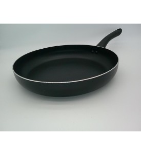 Amazon Basics Zestaw 3 Patelni 20 25 30 cm Non-Stick Aluminiowe Soft-Touch