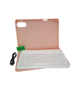Etui z Klawiaturą Bluetooth 10,6" 2w1 Futerał Podstawka Klawiatura Biała 200mAh