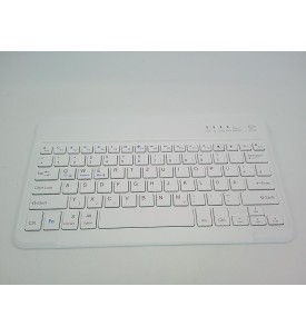 Etui z Klawiaturą Bluetooth 10,6" 2w1 Futerał Podstawka Klawiatura Biała 200mAh