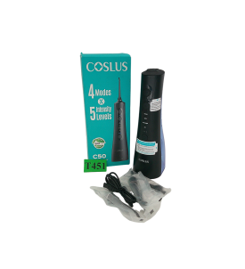 COSLUS C50 Irygator Dentystyczny Bezprzewodowy 300ml 20 Poziomów 4 Tryby IPX7 Czarny