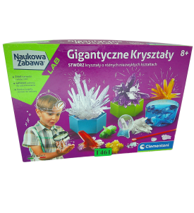 Clementoni Gigantyczne Kryształy 50106 Zestaw Naukowy Laboratorium Hodowla Kryształów