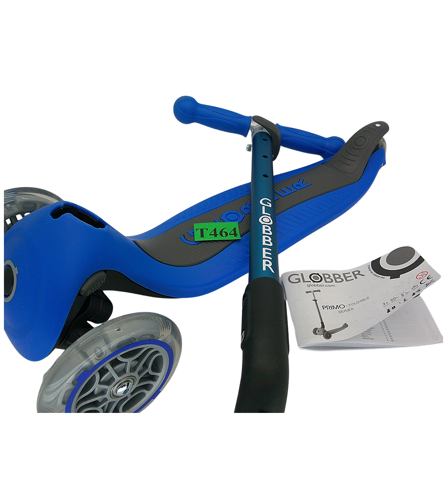 Globber Primo Foldable Lights Ecologic Hulajnoga 3-Kołowa LED Składana 696-501