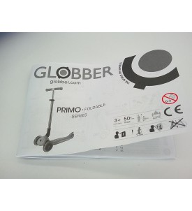 Globber Primo Foldable Lights Ecologic Hulajnoga 3-Kołowa LED Składana 696-501