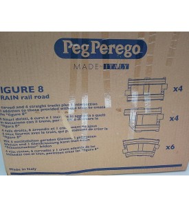 Peg Perego Santa Fe Train Figure 8 – Dodatkowe Tory Ósemka Skrzyżowanie 14 Elementów