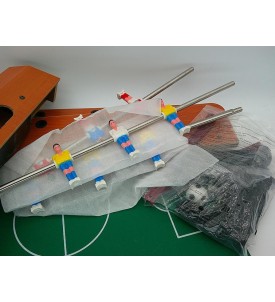 Piłkarzyki Stołowe Mini Stół do Gry 12 Zawodników 34 × 21 cm Gra Piłkarska