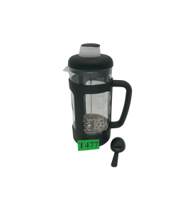 Easyworkz French Press 1000 ml Zaparzacz do Kawy i Herbaty Szklany Dzbanek Czarny