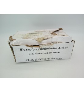 Lampki LED Sople Świąteczne Ciepła Biel IP44 Kurtyna Świetlna na Zewnątrz i do Domu