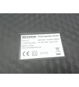 SEVERIN DK 1033 Płyta Indukcyjna Dwupalnikowa 3400W 2 Pola Timer Dotykowa