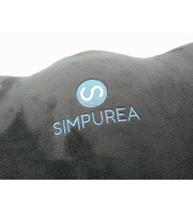 SIMPUREA Poduszka Ortopedyczna Koala do Siedzenia Memory Foam Żelowa Ergonomiczna 45 × 35 cm