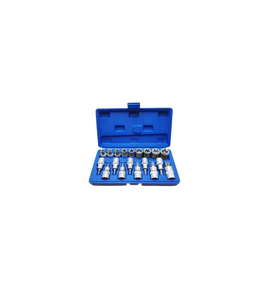 ZESTAW NASADEK NASADKI KLUCZE TORX 19ELE ZESTAW NASADEK NASADKI KLUCZE TORX 19ELE