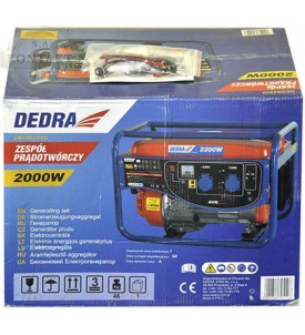 NOWY Agregat Prądotwórczy 2200W 2.2kW 12/230V DEDRA regulator AVR