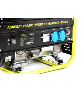 Agregat Prądotwórczy 3150W 3.15kW 230V AVR G3500 silnik 7KM generator