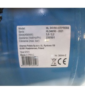 AIRPRESS SPRĘŻARKA TŁOKOWA LM 25-350 350L/MIN 25L 230V