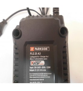 ŁADOWARKA BATERII PARKSIDE PLG 20 A3 X20V 4.5A 120
