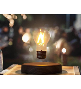 LATAJĄCA ŻARÓWKA LEWITUJĄCA LAMPA BIURKOWA NOCNA LED MAGICZNA LAMPKA