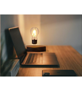 LATAJĄCA ŻARÓWKA LEWITUJĄCA LAMPA BIURKOWA NOCNA LED MAGICZNA LAMPKA